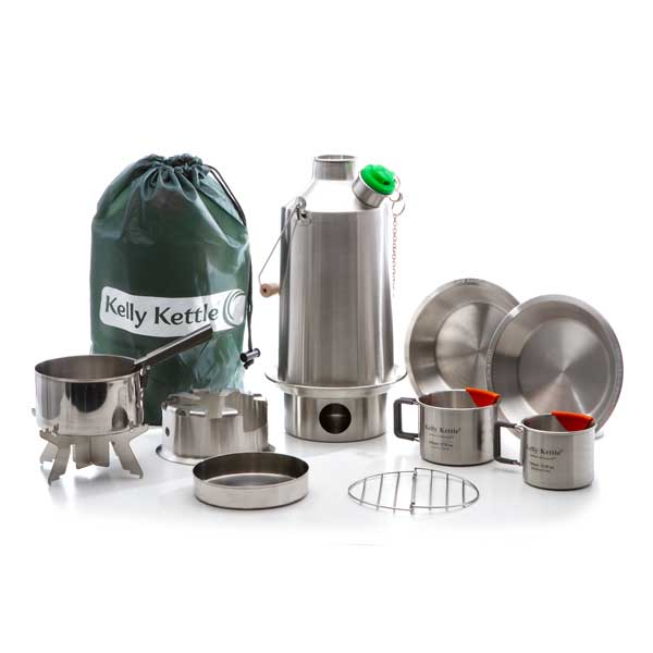 Kelly Kettle Ultimate 'Base Camp' Kit - VALUE DEAL (Stainless Steel)