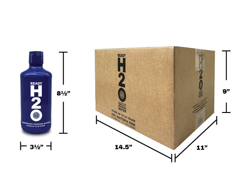 Emergency Drinking Water Supply Product Dimensions