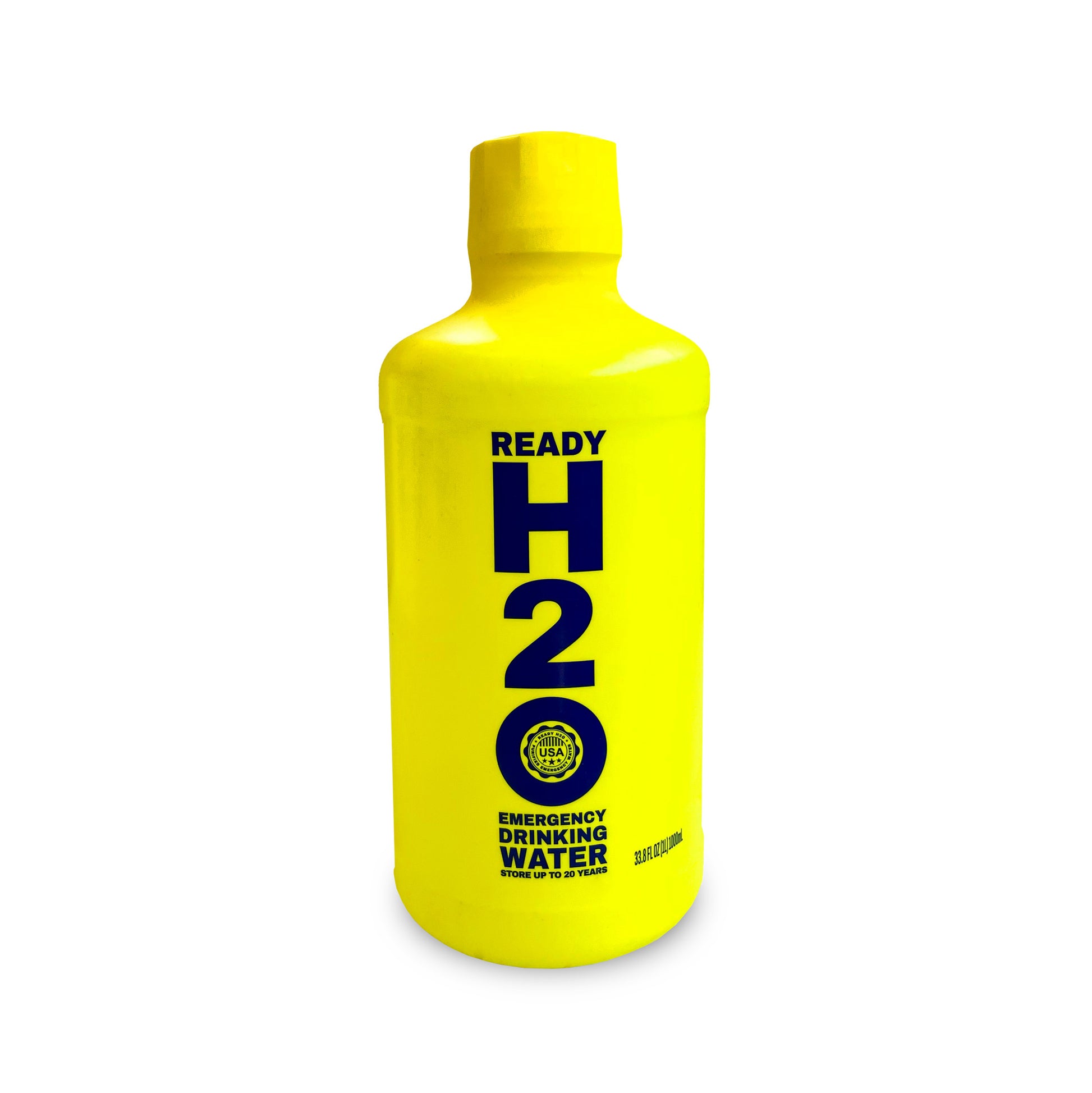 ready h2o water 1 liter yellow bottle long shelf life water