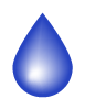 Ready H2O Emergency Drinking Water waterdrop graphic